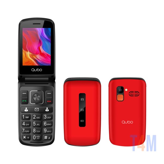 Cellphone Qubo P210 2.8" Dual SIM Red